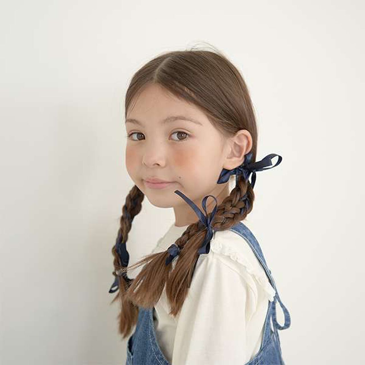 Long Ribbon Hair Clip 2-Piece Set,Red, large image number 5