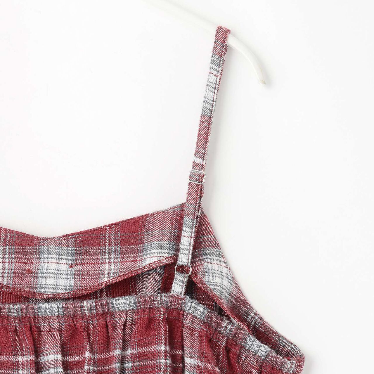 [LTXC] Quick-Dry Absorbent Checkered Camisole Tunic with Inner Lining,Ivory, large image number 14
