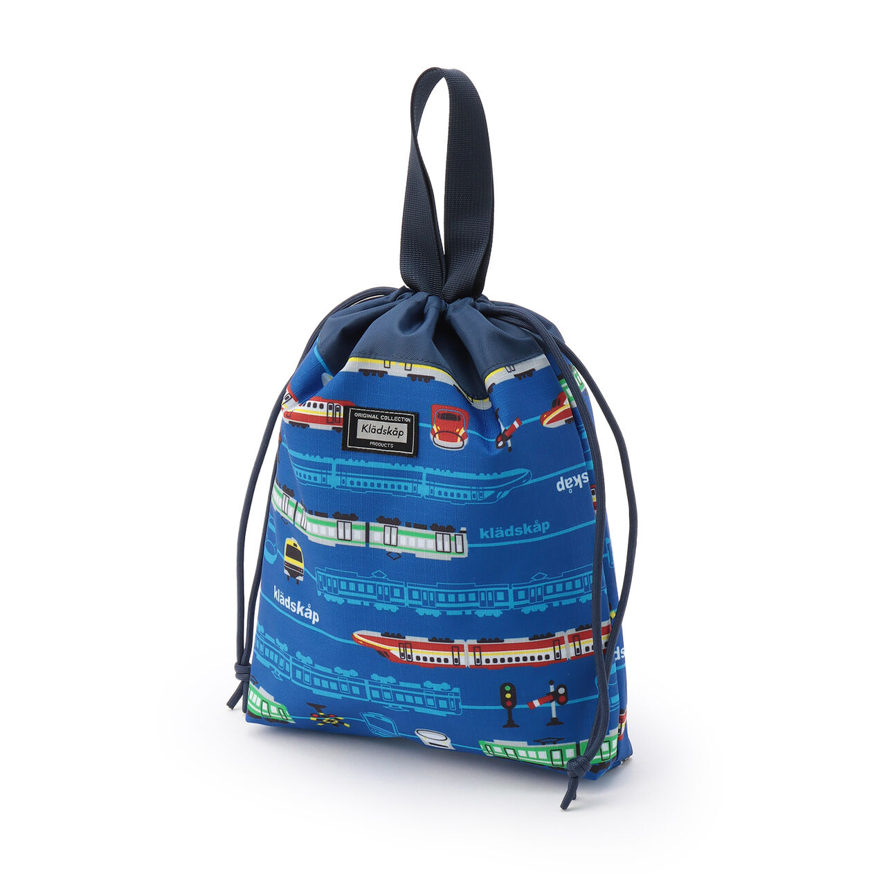 All-Over Pattern Shoe Bag,Blue, large image number 0