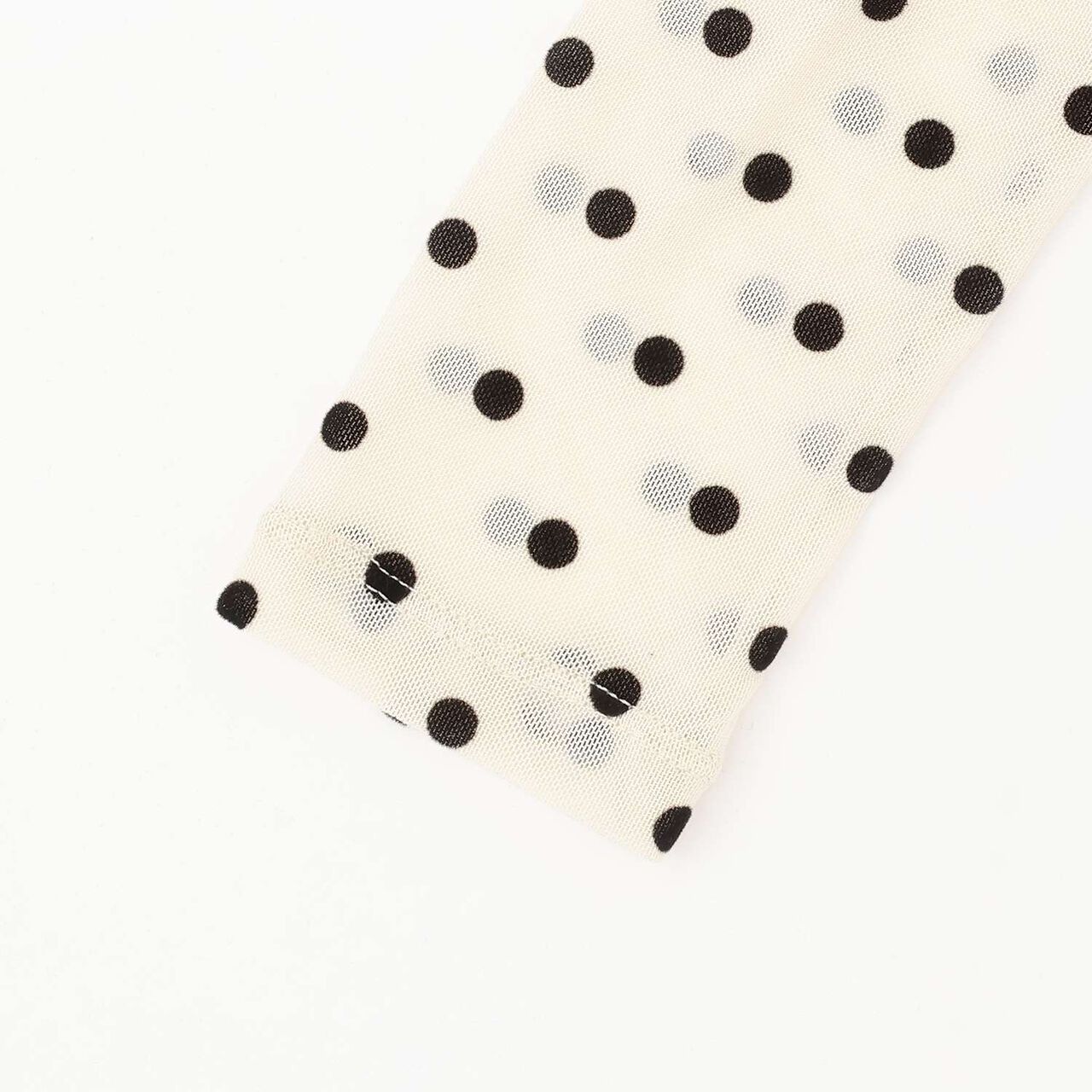 [Formal] 2-Way Sheer Dot Top,Black, large image number 13