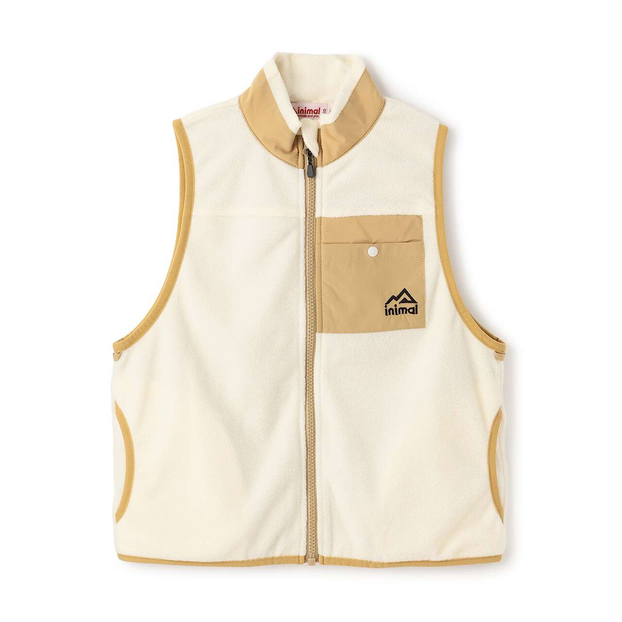 Fleece Vest,Off white, large image number 10