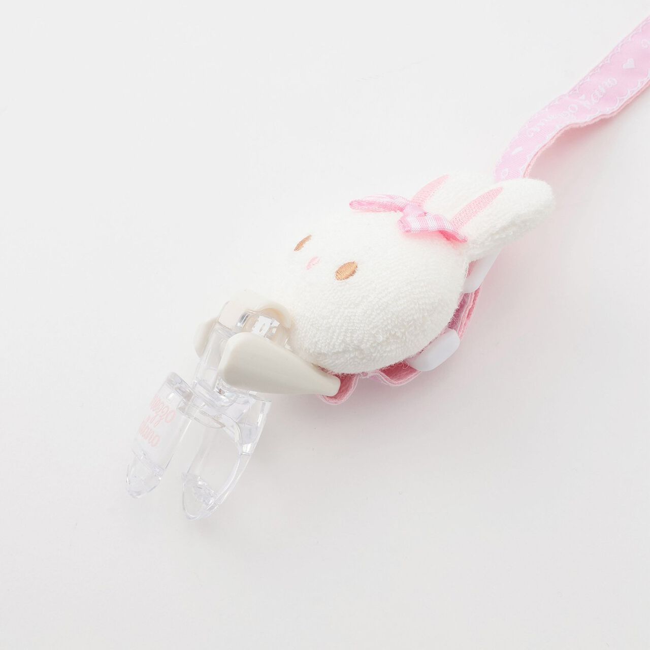 Mezzo Piano Mama Rabbit Mascot Blanket Clip,Light pink, large image number 5
