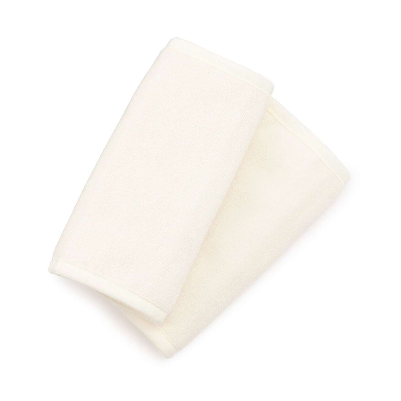 Quilted Embroidery Belt Cover,Ivory, large image number 1