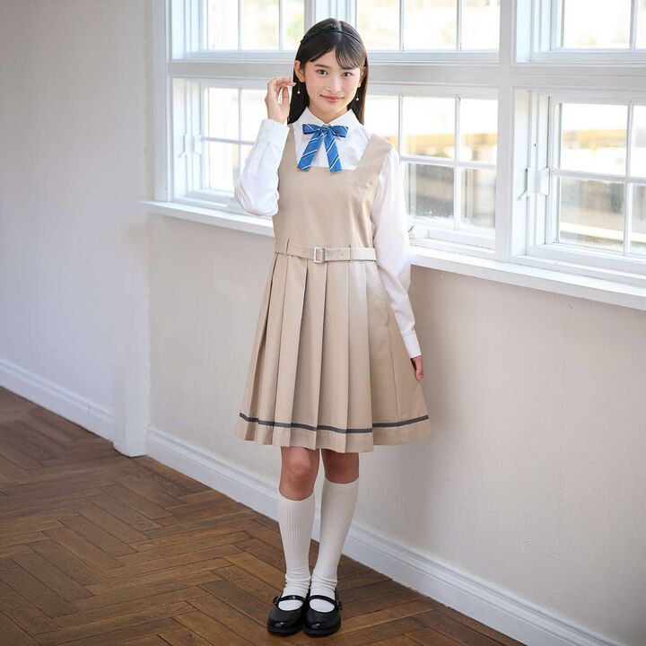 [Graduation Attire] [Wrinkle-Resistant] Point Collar Shirt,White, medium image number 17