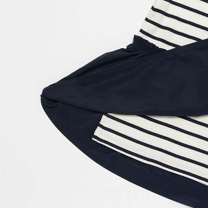 [Link] Ribbon Peplum Long T-Shirt,Lavender, medium image number 5