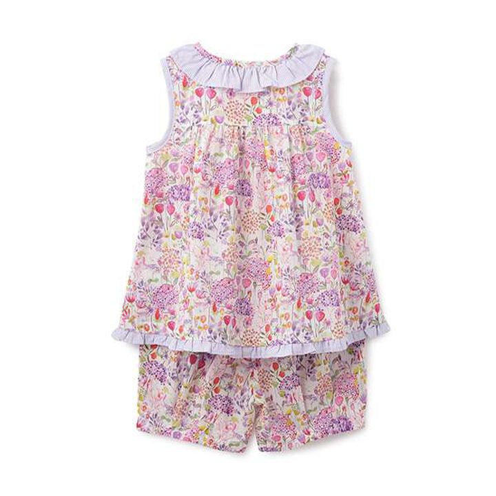 Broad Print Outfit Set,Blue, medium image number 1