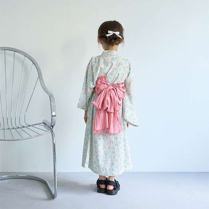 Easy-to-Wear One-Piece Yukata,Cream, medium image number 8