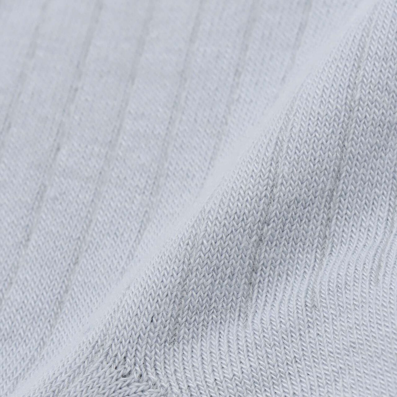 Ribbed Knee-High Socks,Black, large image number 2