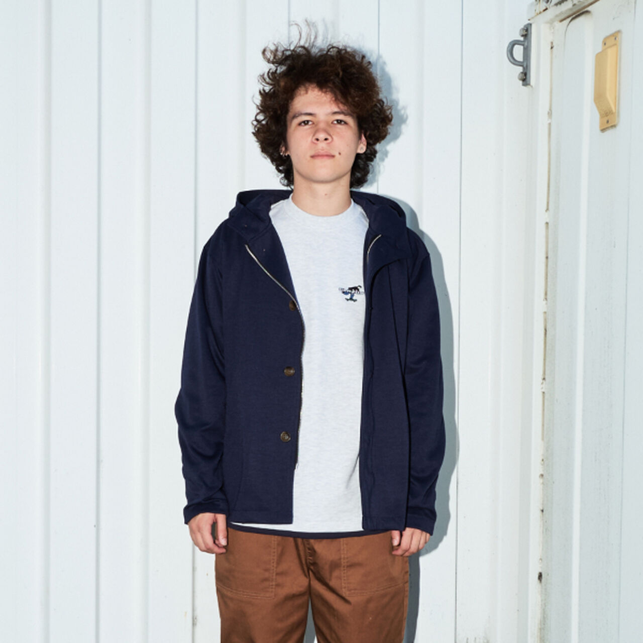 Cut Food Jacket,Top gray, large image number 12