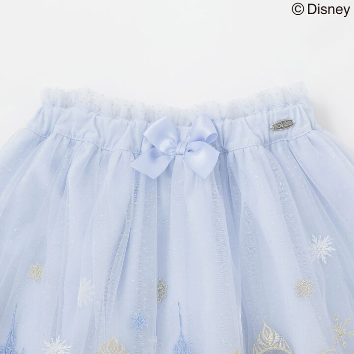Frozen Tulle Embroidered Skirt [Cool Touch],Sax blue, medium image number 4
