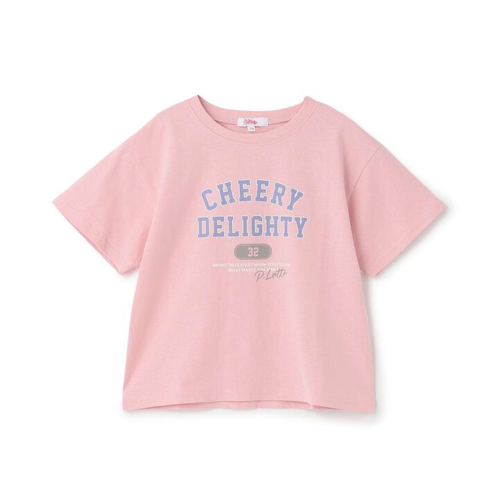 [Daily Price] 100% Cotton College Print Short Sleeve T-Shirt,Off white, medium image number 22