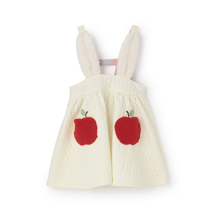 Apple Pocket Jumper Skirt,Navy, medium image number 8