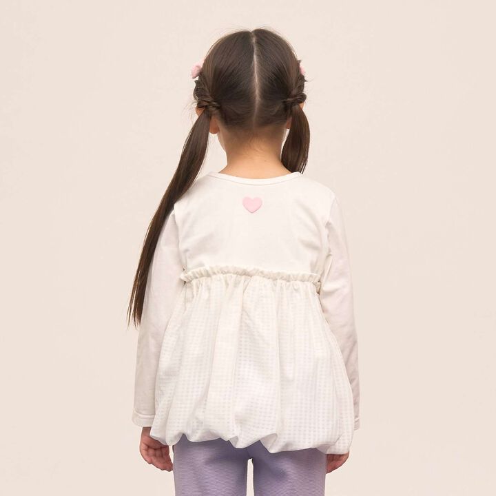 Quick-Dry UV Non-Crumbling Either Way Is Fine Muteki T Balloon Peplum Tops,Lavender, medium image number 15