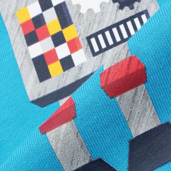Robot Short Sleeve T-Shirt,Off white, medium image number 2