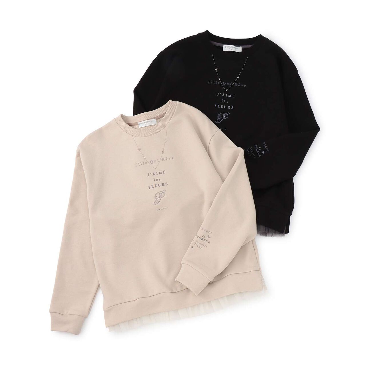 Necklace Logo Top,Black, large image number 10