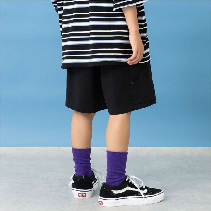 Stretch Cut Twill Shorts,Black, medium image number 9
