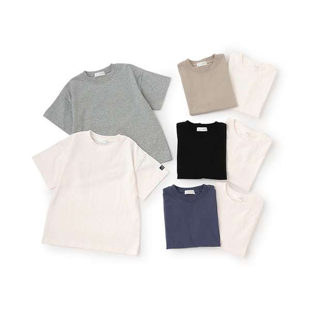 [Daily Standard Wear] 2-Pack Simple T-Shirt Set,Top gray, large image number 8