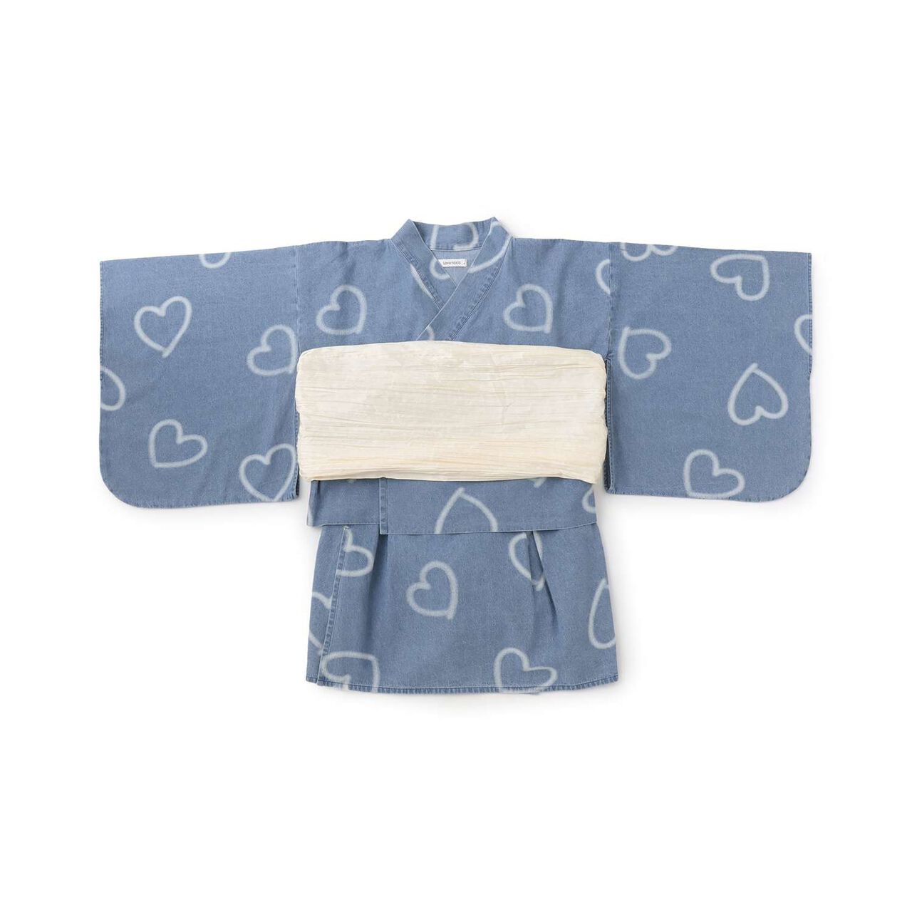Denim Mini 2WAY Yukata,Navy, large image number 11