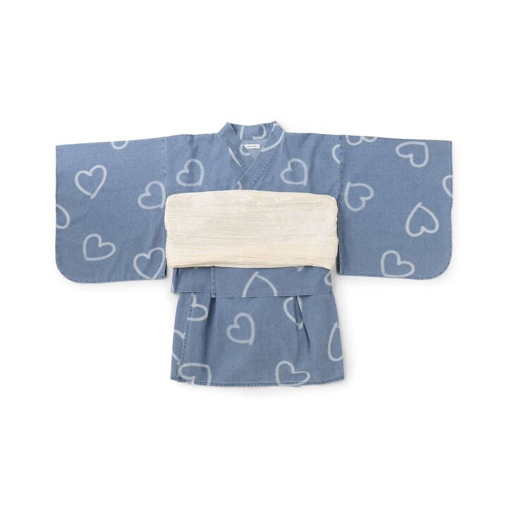 Denim Mini 2WAY Yukata,Navy, medium image number 11