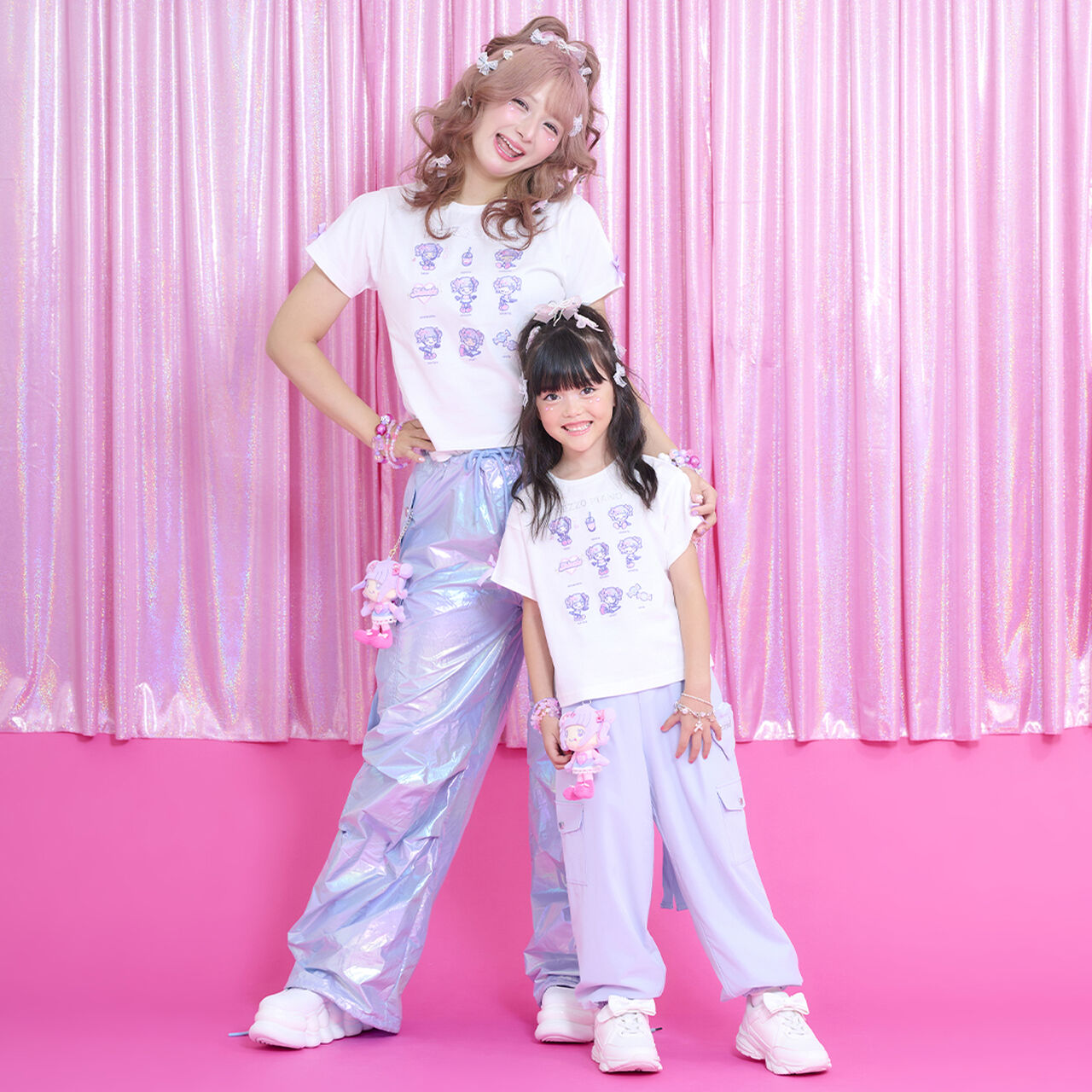 Shinako-chan Roleplay Short Sleeve T-Shirt for Adults,Purple, large image number 22