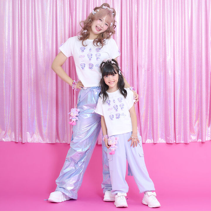 Shinako-chan Roleplay Short Sleeve T-Shirt for Adults,Purple, medium image number 22