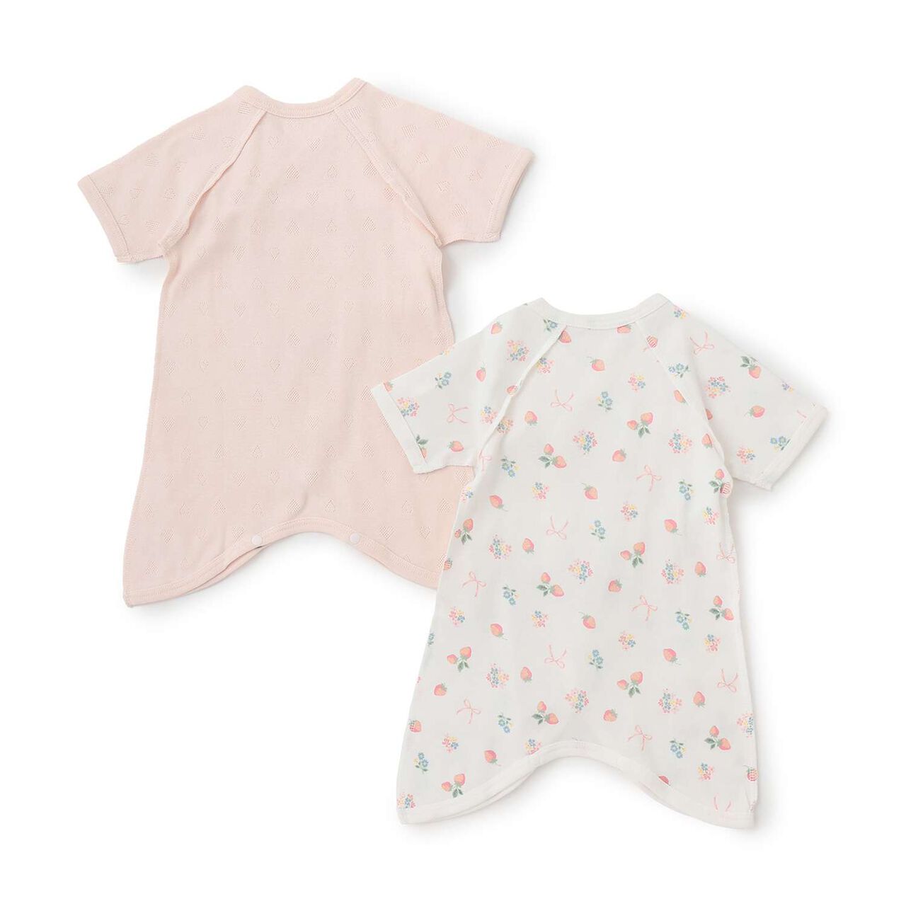[Weak Acidity] Combi Bodysuit,Salmon pink, large image number 1