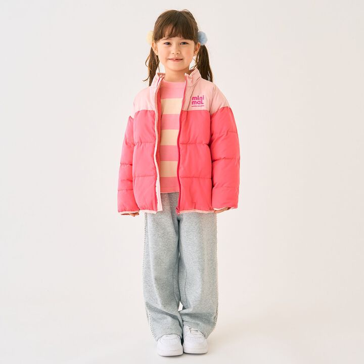 Color-Blocked Padded Blouson,Emerald green, medium image number 11