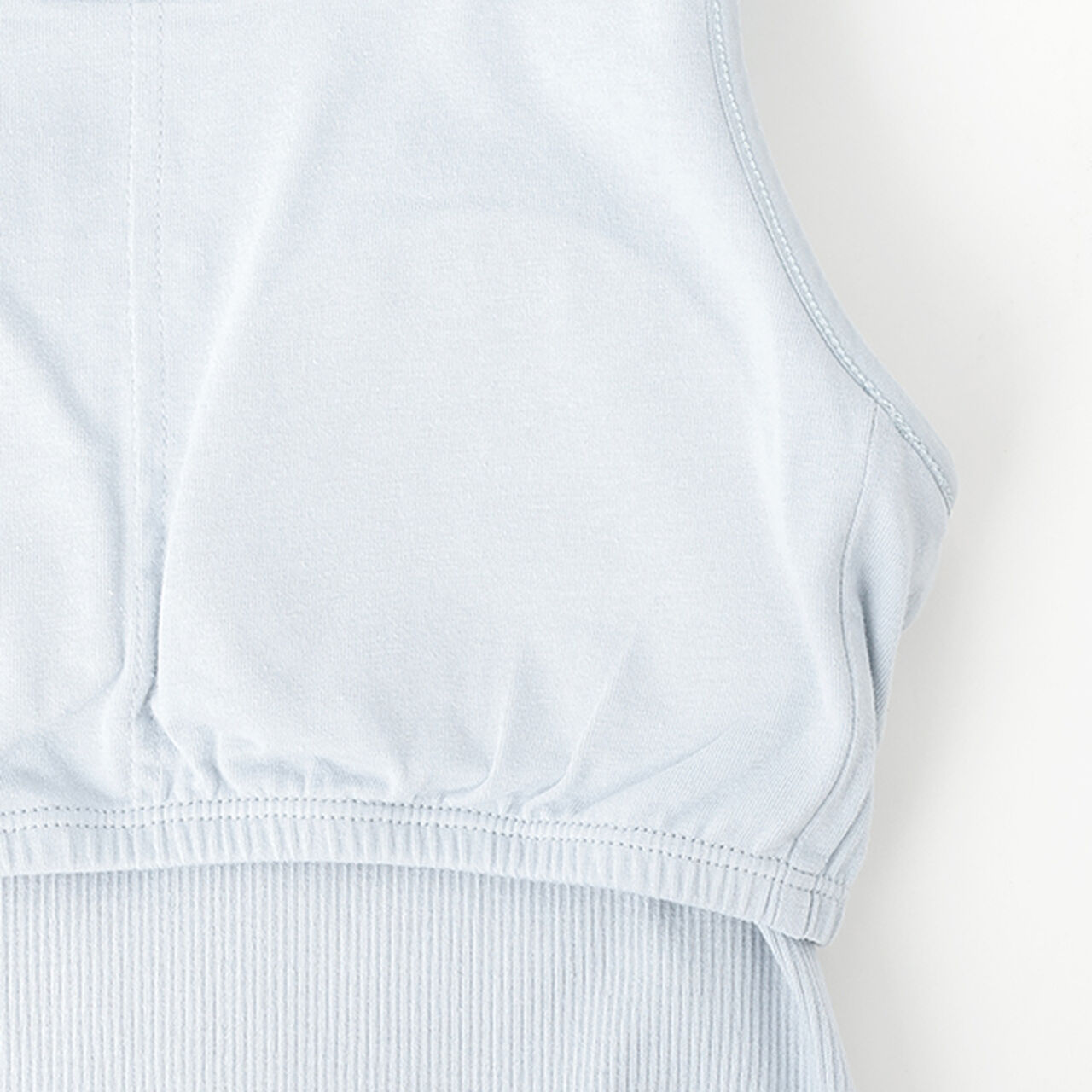 Basic Cup-Inserted Ribbed Tank Top,Pink, large image number 5