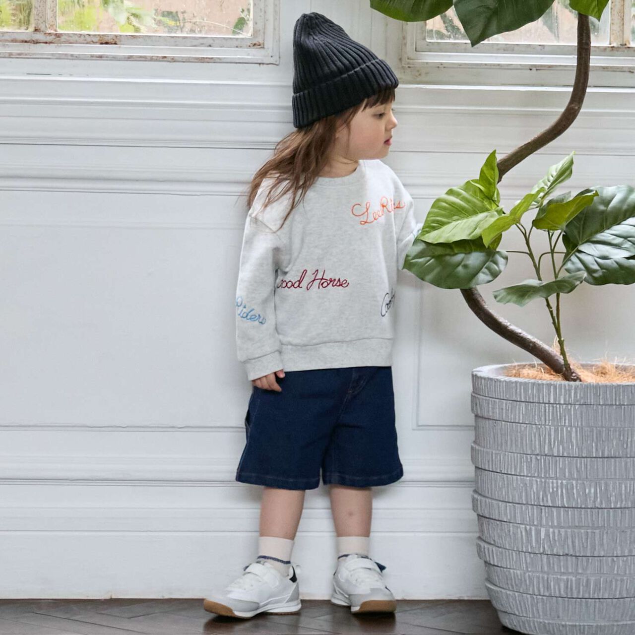 [Lee] Painter Half Pants,Sax blue, large image number 0