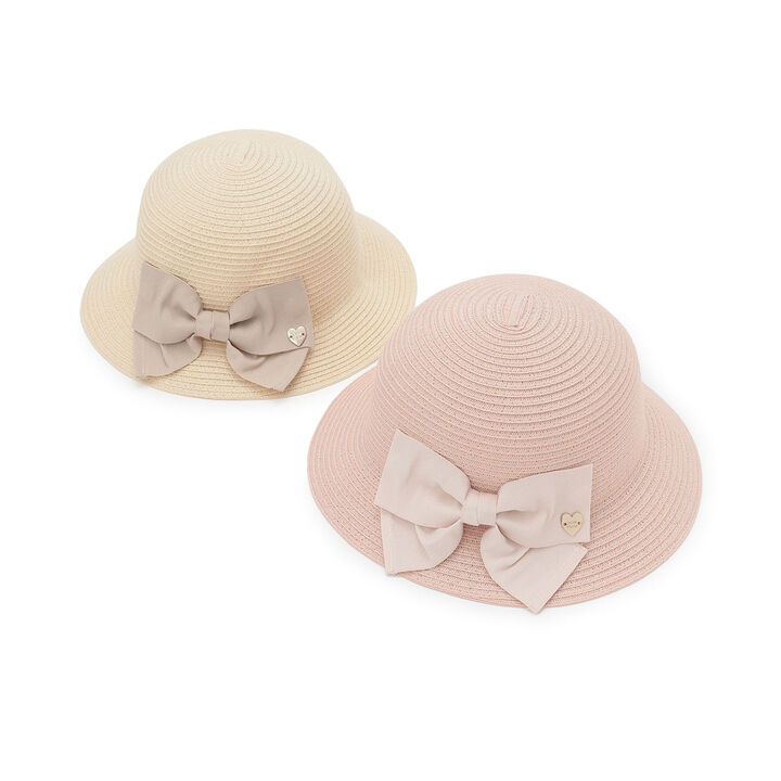 [Link] Foldable Ribbon Hat,Pearl white, medium image number 7