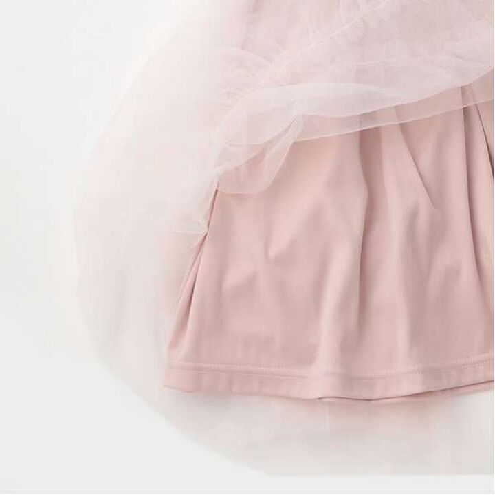 Fluffy Frill Tulle Skirt,Black, medium image number 12