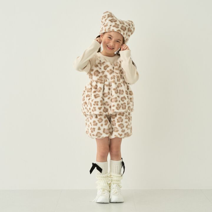[Halloween] Cat Bustier Top & Balloon Pants Set,Pearl white, medium image number 1