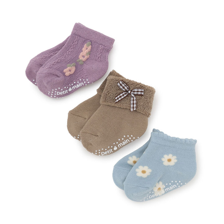 BABY 3-Pair Socks 2,, medium
