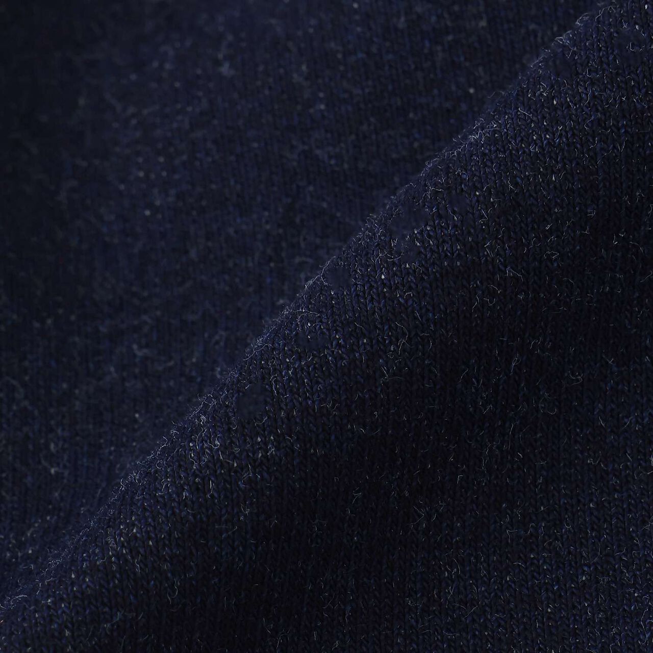 Knit Denim Straight Pants,Navy, large image number 8