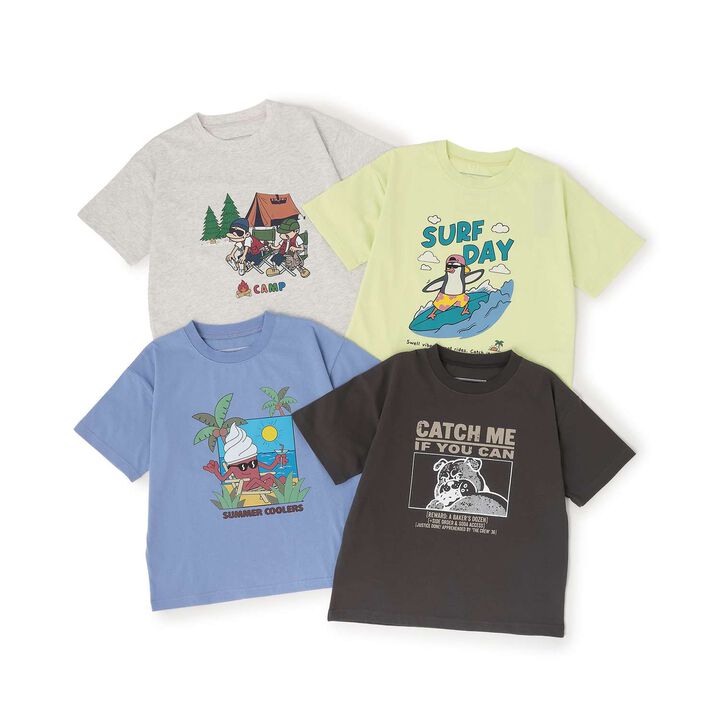 [100% Cotton] 365D OFUZAKE Summer Tee,Milky white, medium image number 10