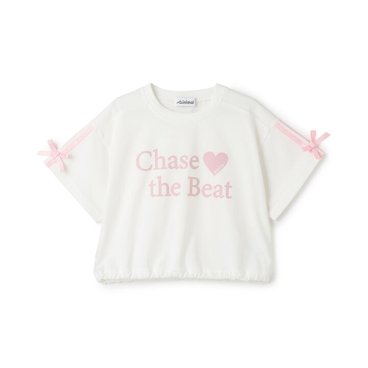 [Cool Touch] Short-Sleeve T-Shirt with Sleeve Ribbon,Red, medium image number 8