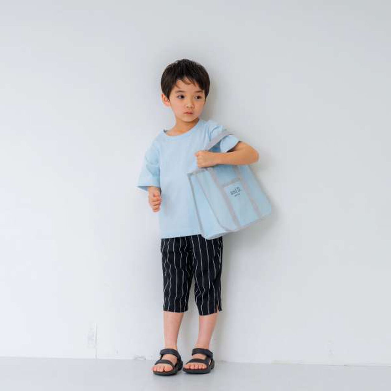 [Cool Touch] Relaxed One-Mile 7/8 Pants,Charcoal gray, large image number 16