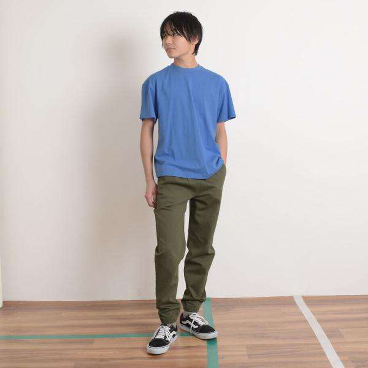 Balloon Peplum T-Shirt,Light blue, large image number 14