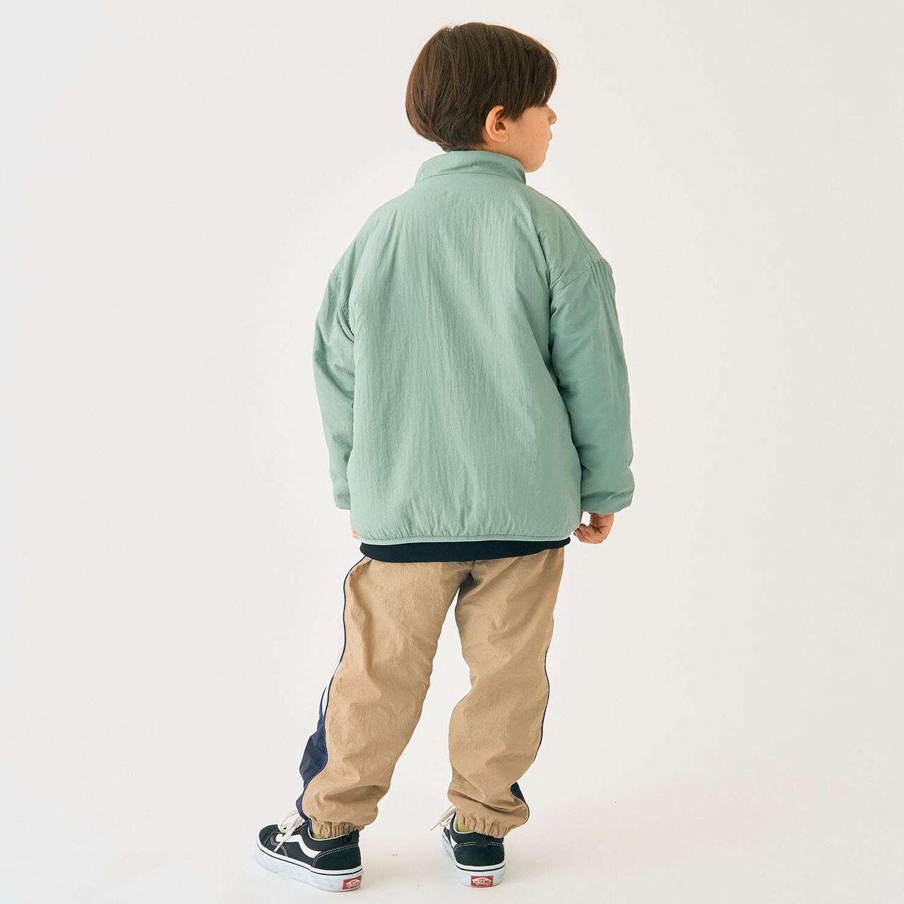 Reversible Color-Blocked Boa Outerwear,Black, large image number 37