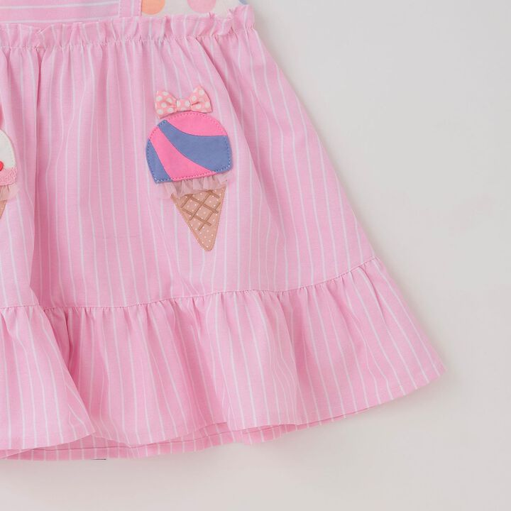 [31 Ice Cream] Twin Ice Cream One-Piece Dress,Pink, medium image number 12