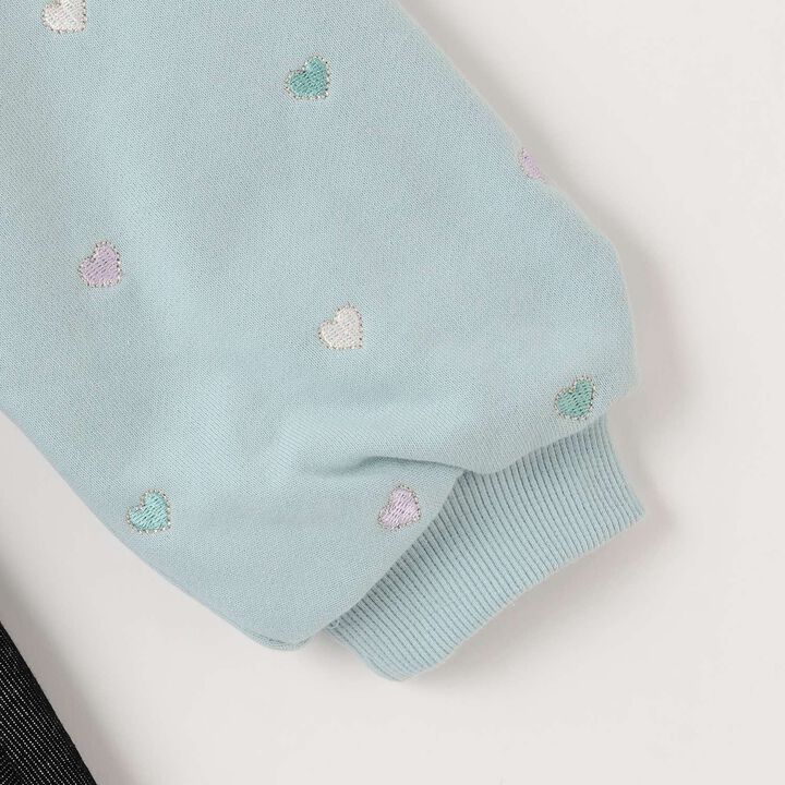 [Restock] Petit Heart Embroidery Docking Dress,Off white, medium image number 4