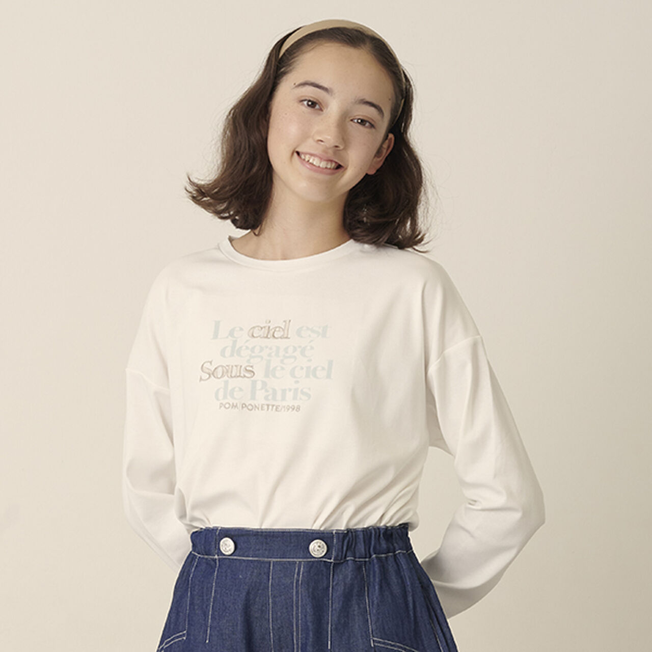 Long Sleeve Shirt Parka + Long Sleeve T-Shirt Set,Blue gray, large image number 11