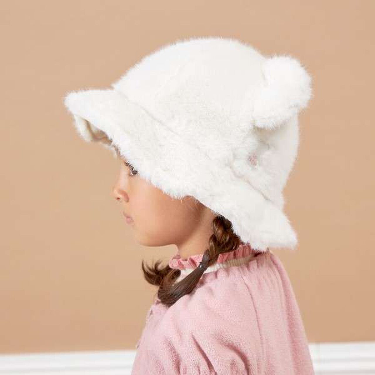 KPDECO Bear Ear Hat (S-M),Off white, large image number 2