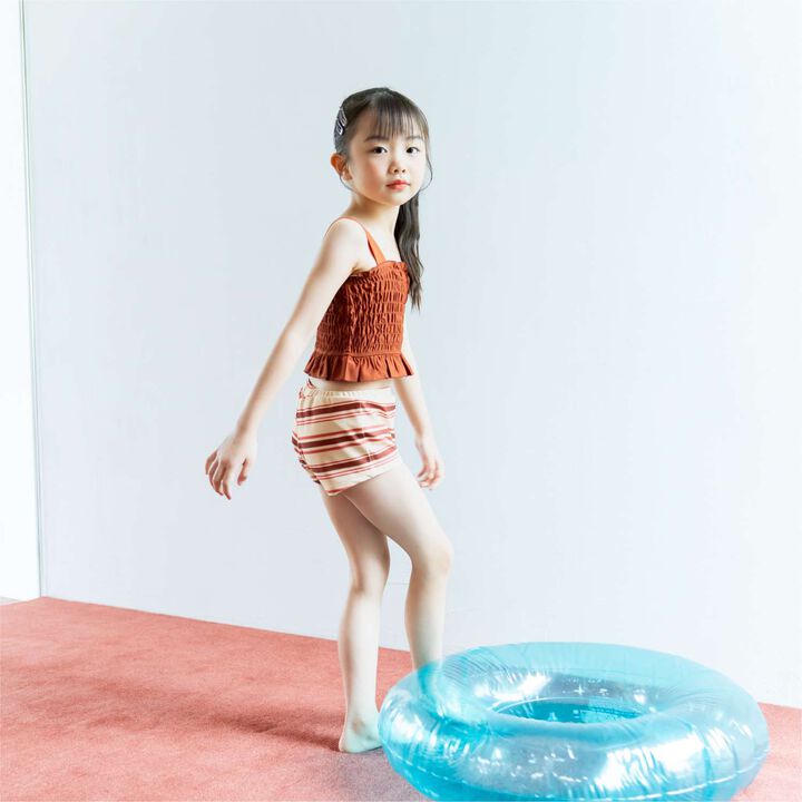 [SWIM] Girls Outfit Set,Emerald green, medium image number 3