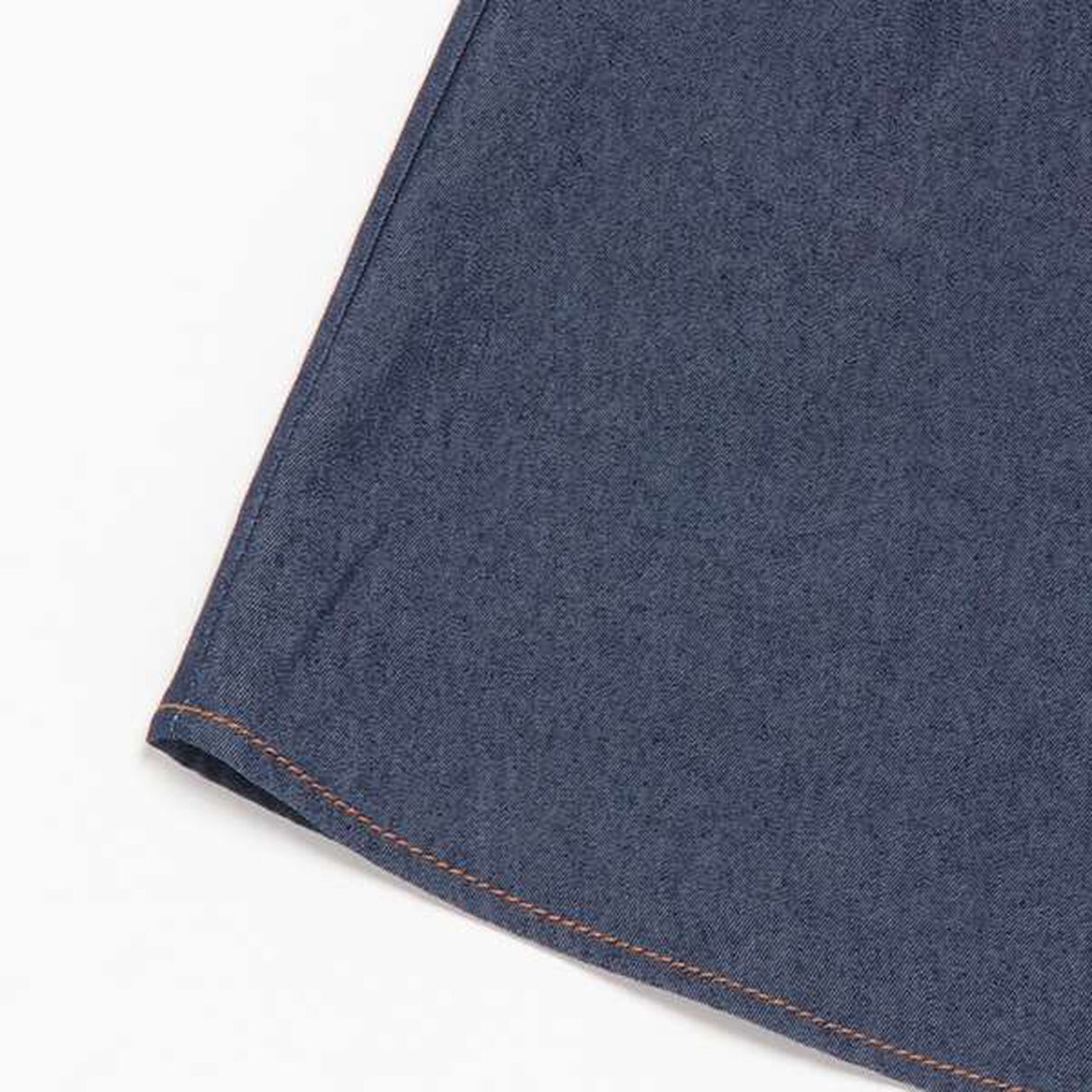 Denim Flare Shirt Dress,Light blue, large image number 6