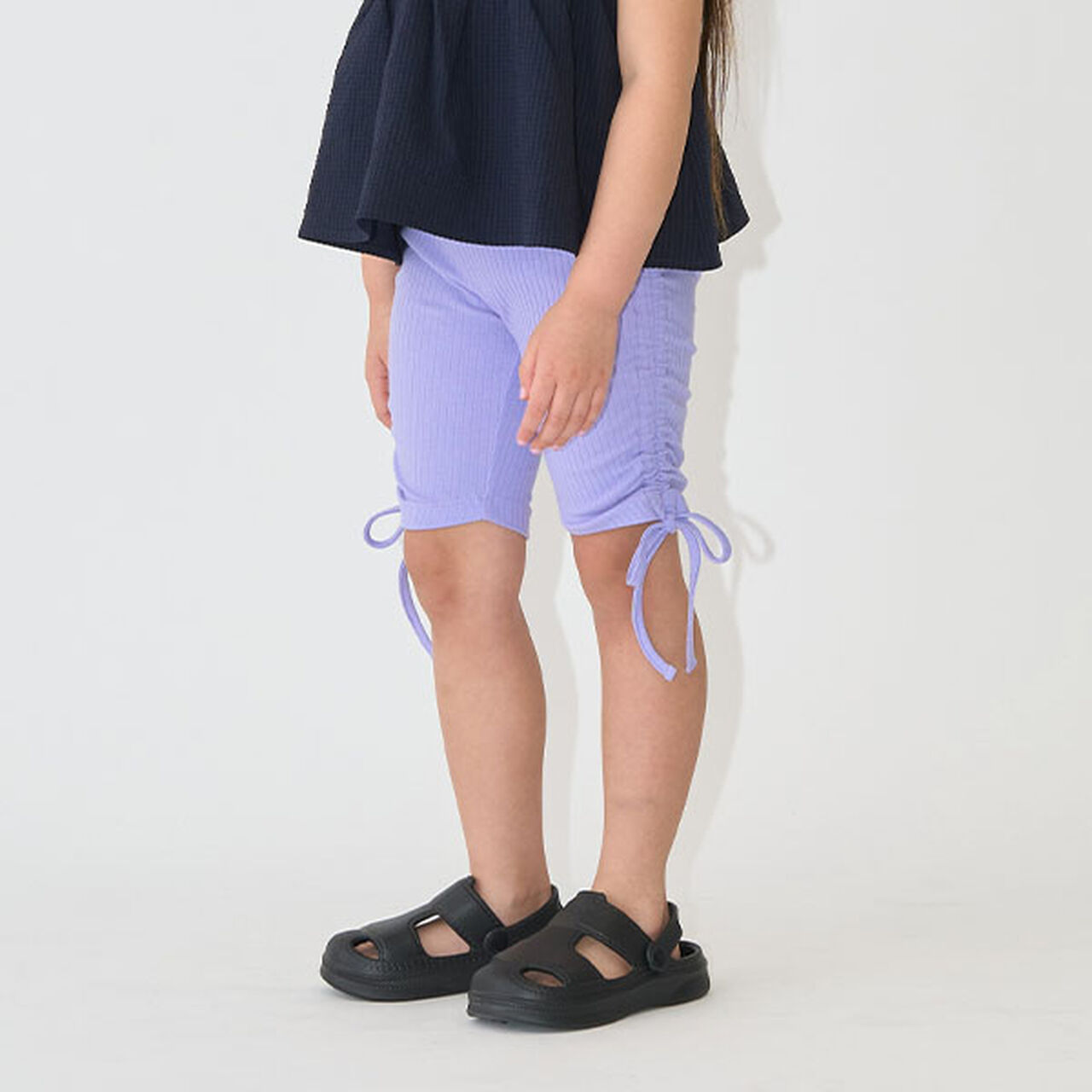 5-Length Shirred Leggings,Moderate pink, large image number 24