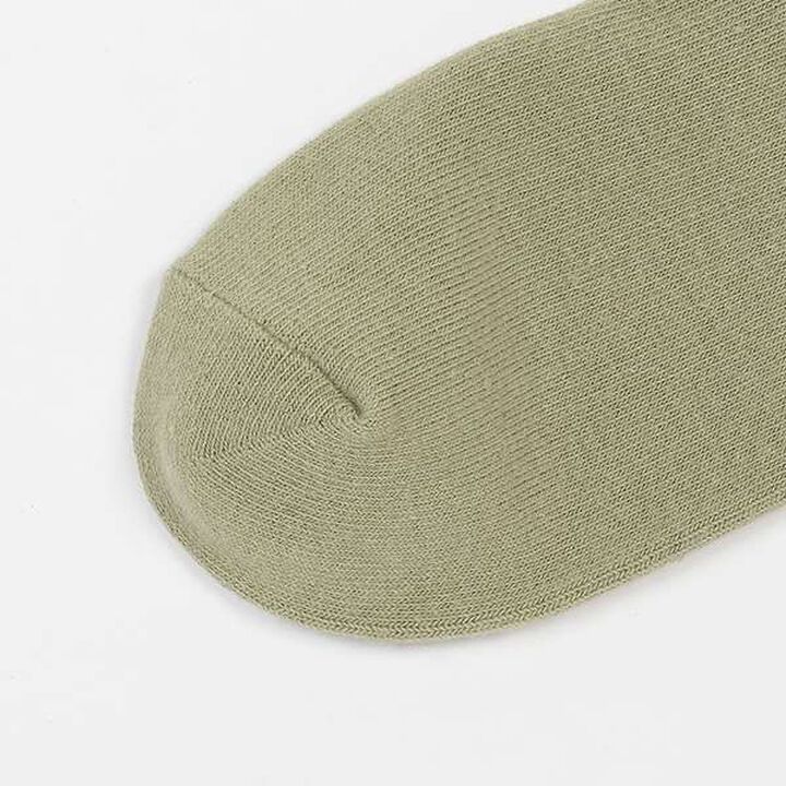 Embroidered Ribbed Crew Socks,Off white, medium image number 2