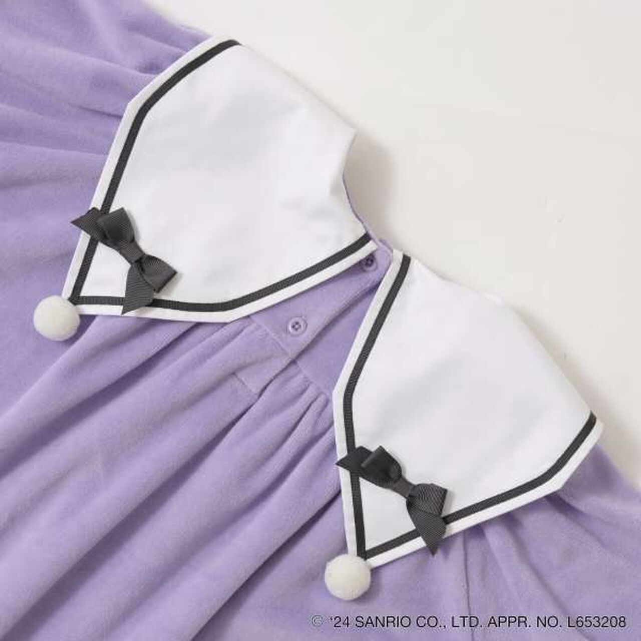 Sanrio Kuromi Collar One-Piece Dress,Lavender, large image number 17