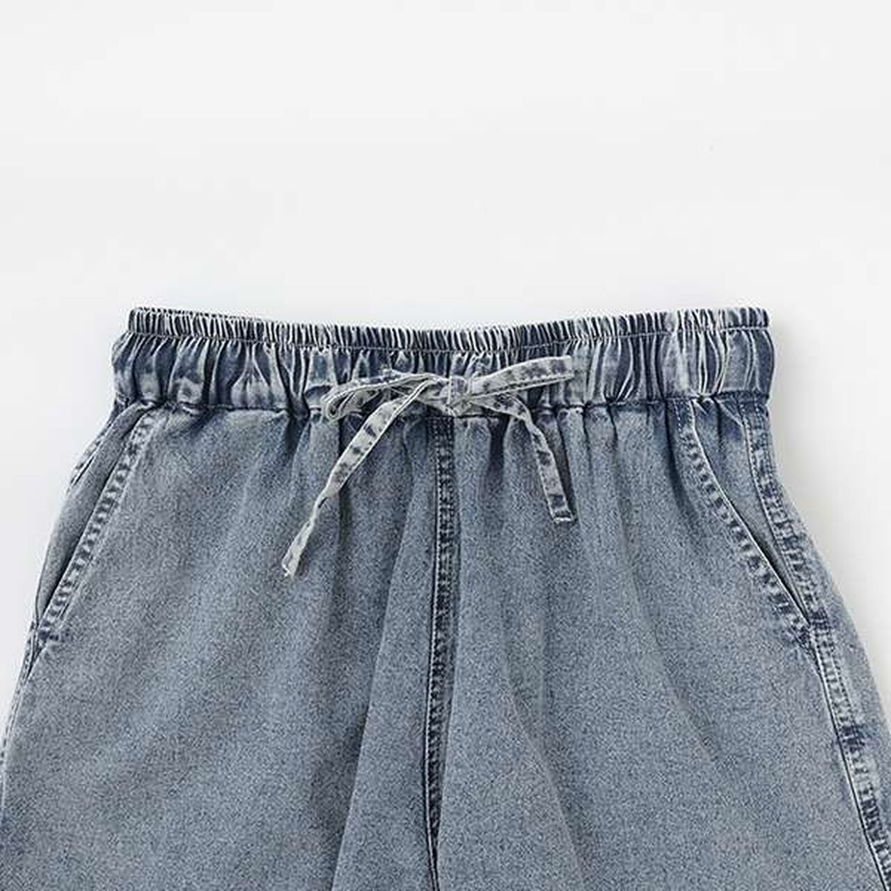 [100% Cotton] Denim Short-Sleeve Outfit Set,Blue, large image number 13