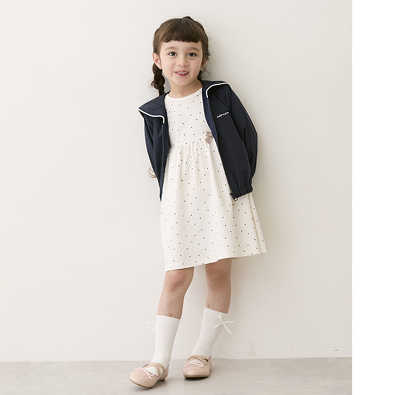 Ribbon Knee-High Socks,Gray, large image number 2